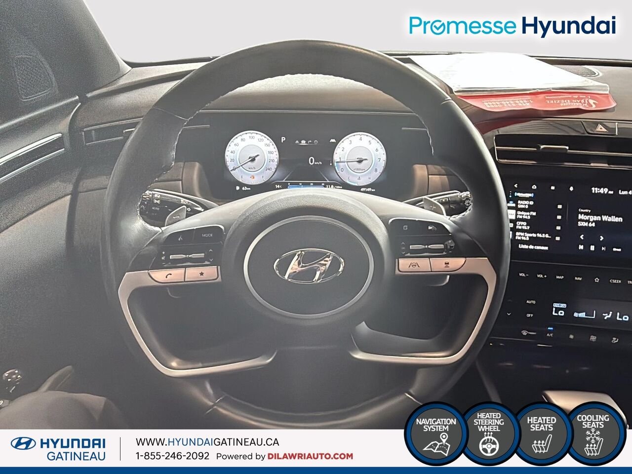 2023 Hyundai Santa Cruz Black Gatineau - photo #11