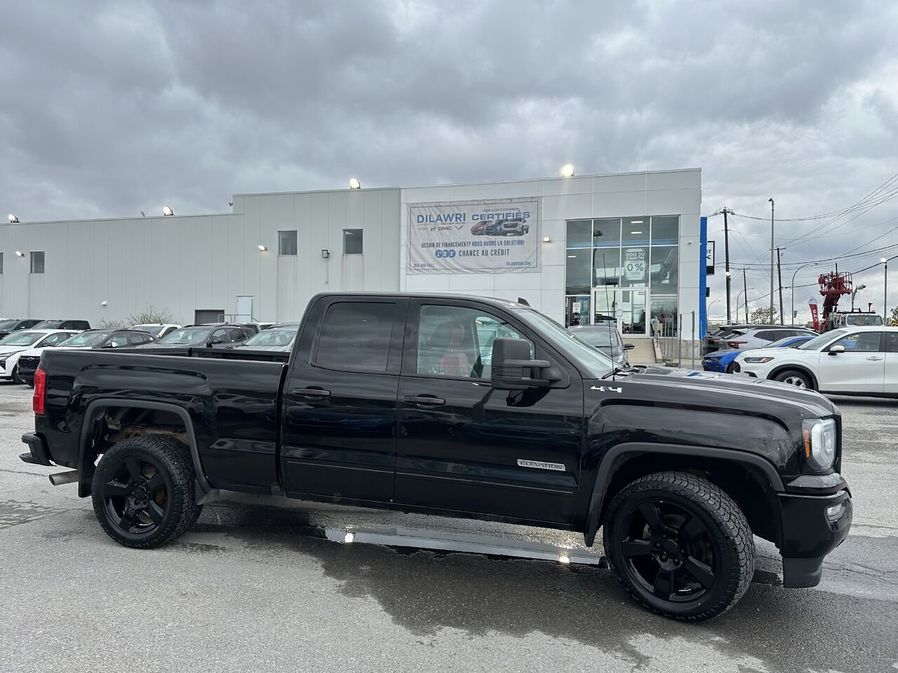 GMC SIERRA LIMITED K1500 cabine double 4RM 2019 Noir Ottawa & Gatineau - photo #17