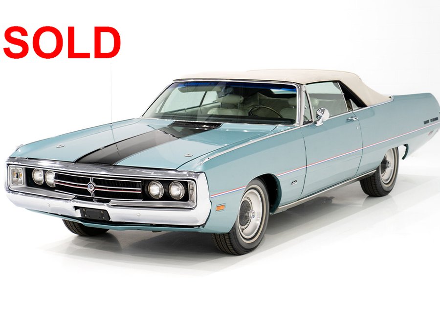 Chrysler 300 1969 1969 Bleu