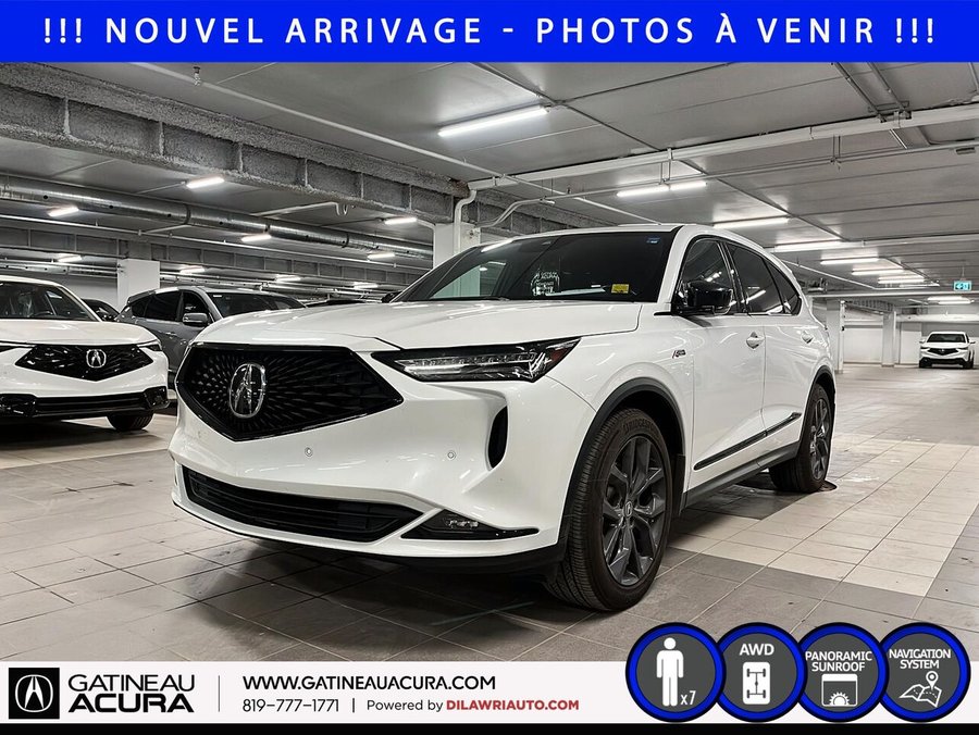 Acura MDX *** UN PROPRIO + CLEAN CARFAX *** 2023 Blanc