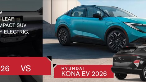 Comparison 2026 Nissan Leaf vs 2026 Hyundai Kona EV: which one to choose in Québec?