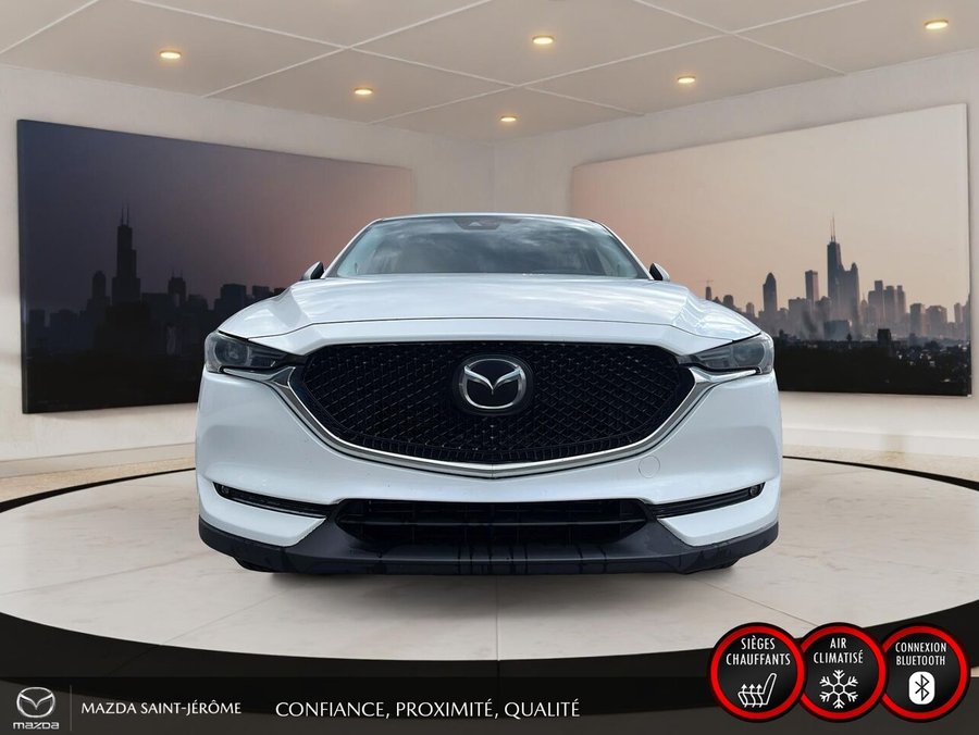 Mazda CX-5 GT | TOIT OUVRANT | CUIR | AWD | 2019 Blanc