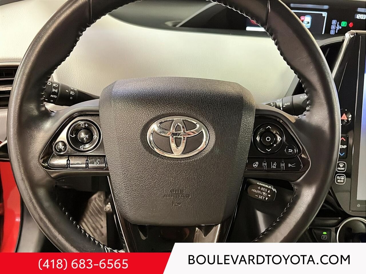 Toyota Prius Prime 100062A-60 | GROUPE TECHNOLOGIE 2020 Rouge Québec - photo #11