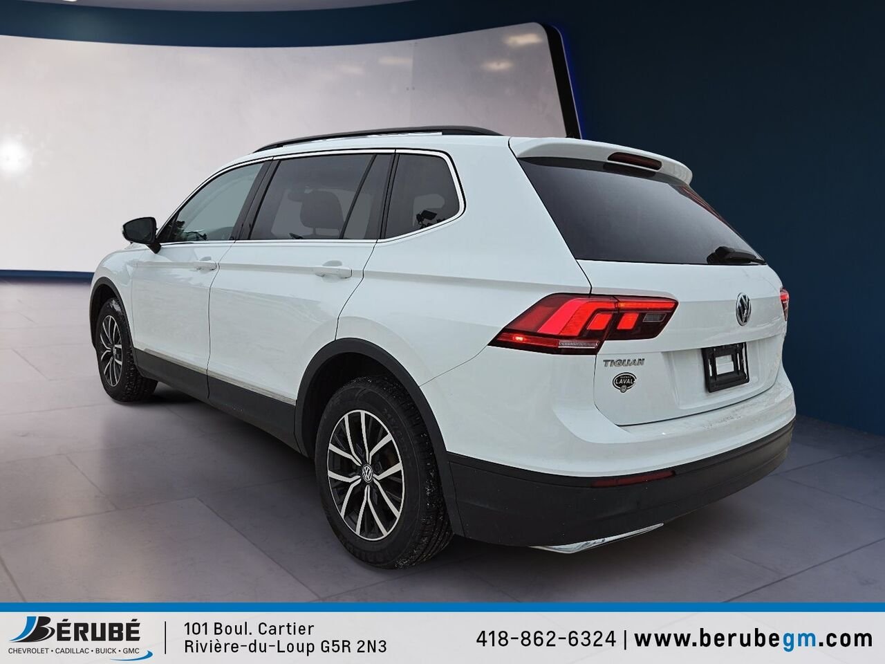 Volkswagen TIGUAN Confort Line 2019 Blanc Rivière-du-Loup - photo #3