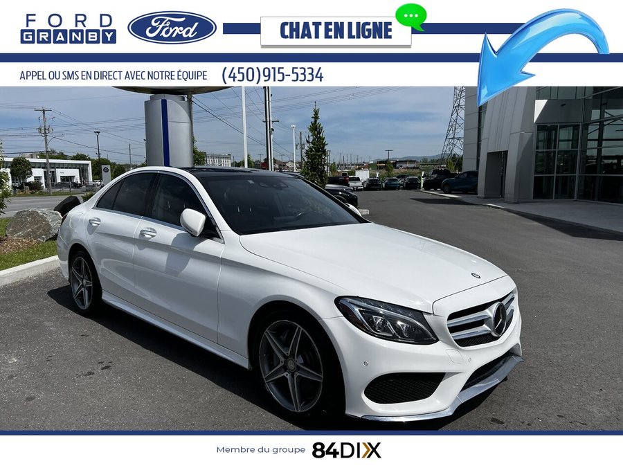 Mercedes-Benz Classe-C C 400 AMG 4MATIC BI-TURBO 2015 Blanc