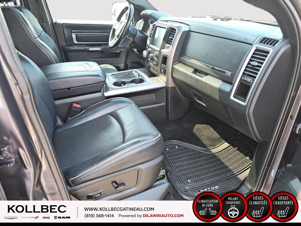 RAM 1500 Limited CREWCAB 4x4 2016 Gris Ottawa & Gatineau - photo #20