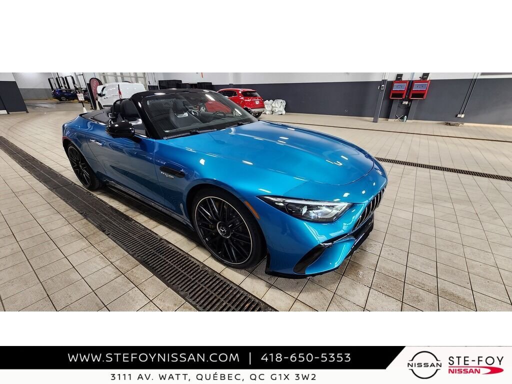 2023 Mercedes-Benz SL-Class AMG SL 63 Roadster IMPECCABLE COMME NEUF Blue Ste-Foy - photo #15