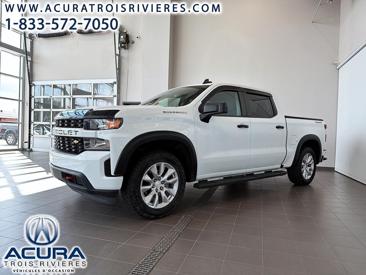 Chevrolet Silverado 1500 CUSTOM BOITE COURTE 2020 Blanc Trois-Rivières - photo #6
