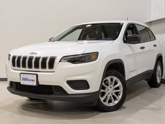 Jeep Cherokee Sport 4x4, Sièges et volant chauffants, Bluetooth 2021 Blanc
