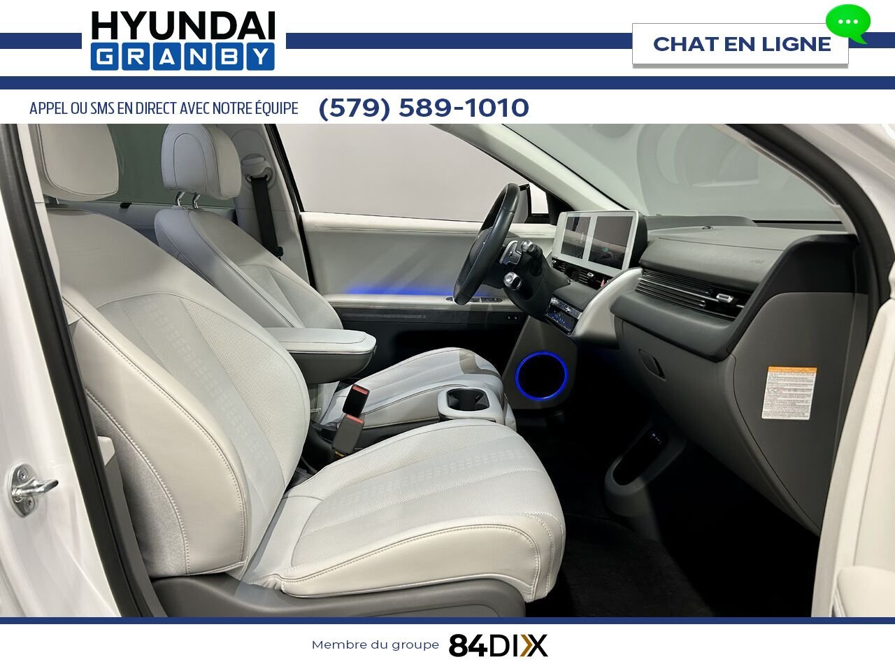 Hyundai IONIQ 5 2023 Blanc Granby - photo #21