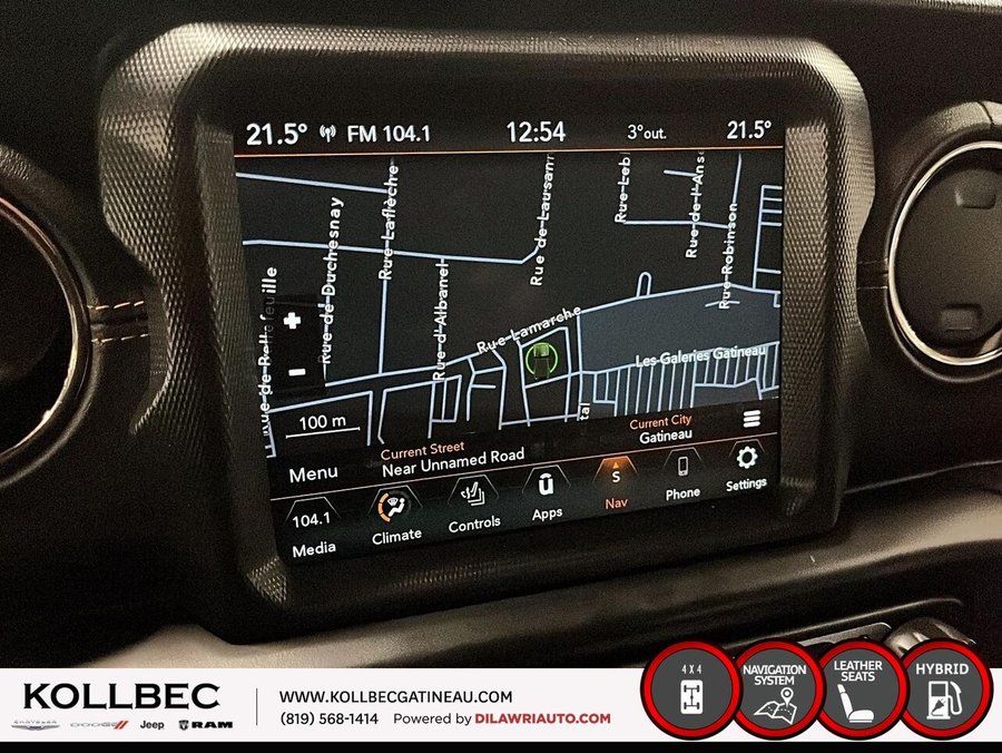 2023 Jeep Wrangler 4xe **UN PROPIO + CLEAN CARFAX + 2 TOITS + HYBRID BRANCHABLE** Black