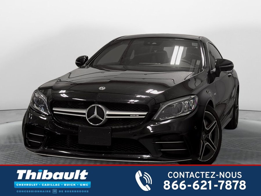 MERCEDES C 43 AMG Coupe Toit Pano Bas Km AWD 2022 Noir