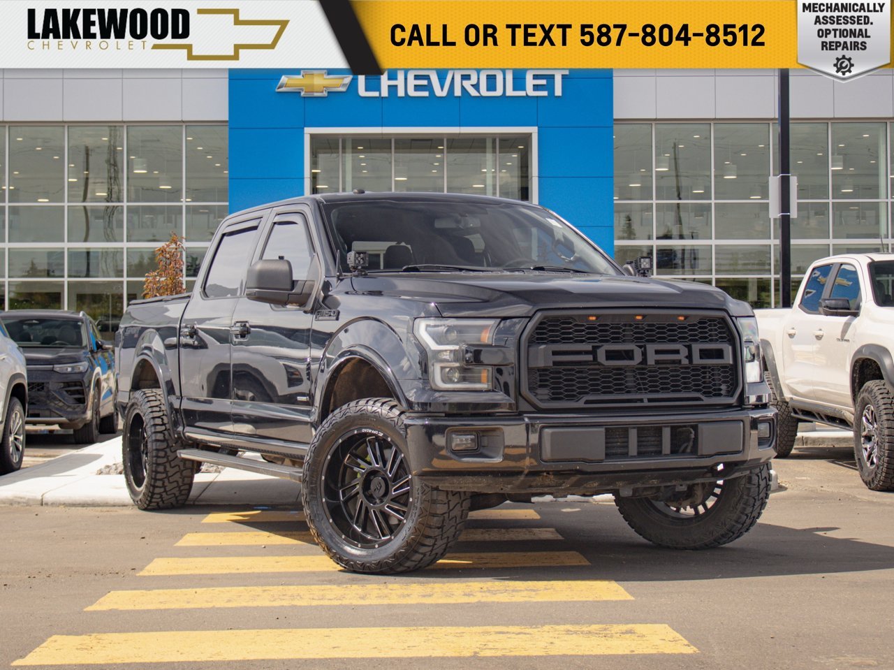 2016 Ford F-150 4WD SuperCrew 145 XLT Black Sherwood Park - photo #0