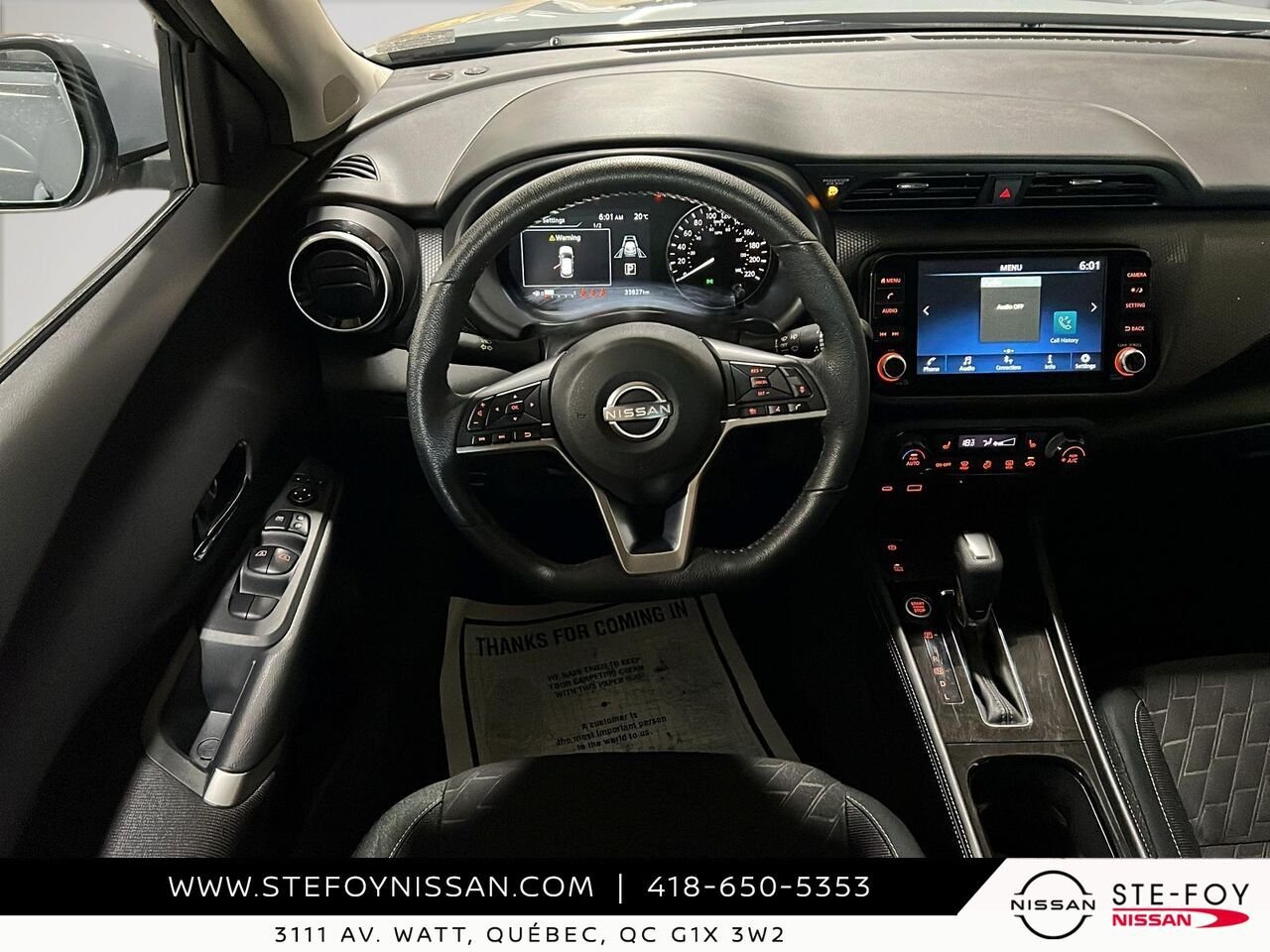 Nissan KICKS PLAY SV TA 2025 Gris Ste-Foy - photo #13