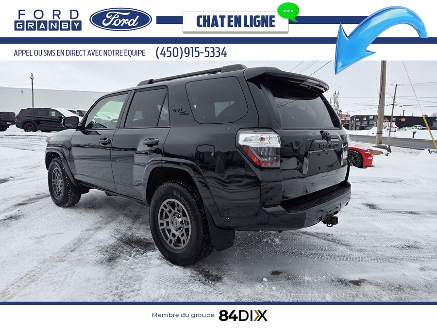 Toyota 4Runner TRD OffRoad, Toit ouvrant 4 roues motrices, Cuir 2021 Noir