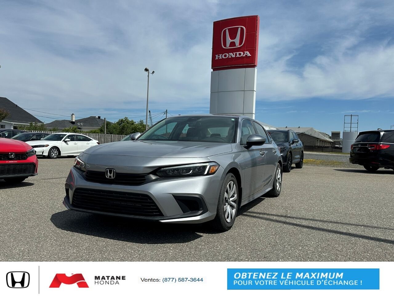 2022 Honda CIVIC LX CIVIC LX Silver Matane - photo #0