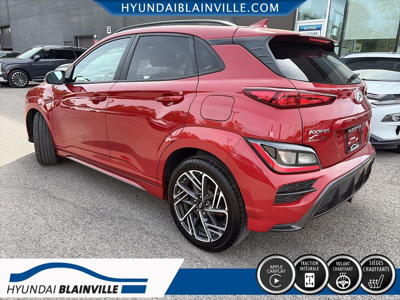 2022 Hyundai Kona Red Blainville - photo #5