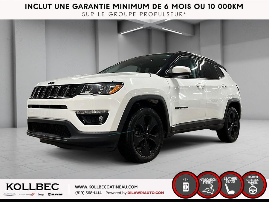 Jeep Compass *** UN PROPRIO + CLEAN CARFAX *** 2020 Blanc