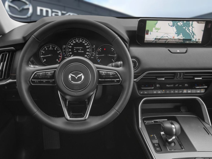 Mazda CX-90 hybride léger GT TI, 7 PASSAGERS, BANQUETTE, COMMANDE AU VOLANT 2026 Bleu