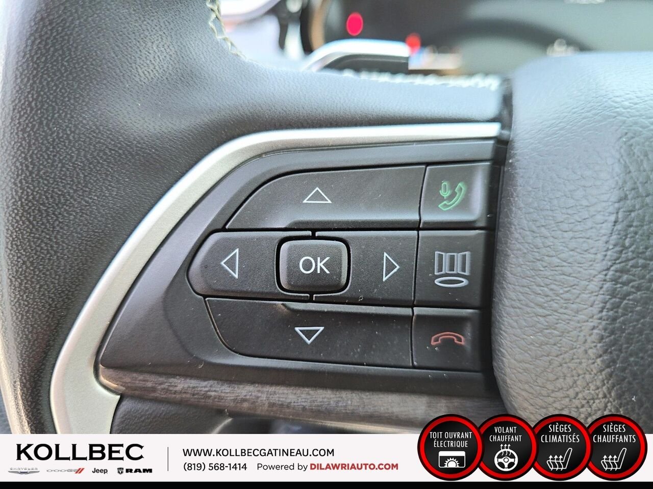 JEEP GRAND CHEROKEE 26561 | Limited 4x4 2023 Noir Gatineau - photo #9
