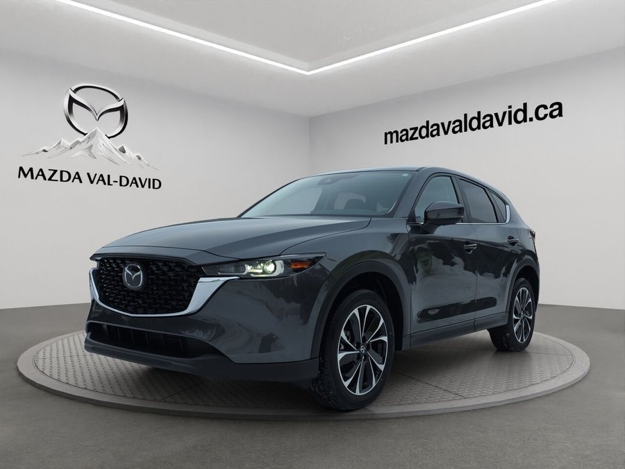 2025 Mazda CX-5 Gs, awd, Toit ouvrant, volant et rétroviseurs chauffants, hayon électrique Polymetal Metallic