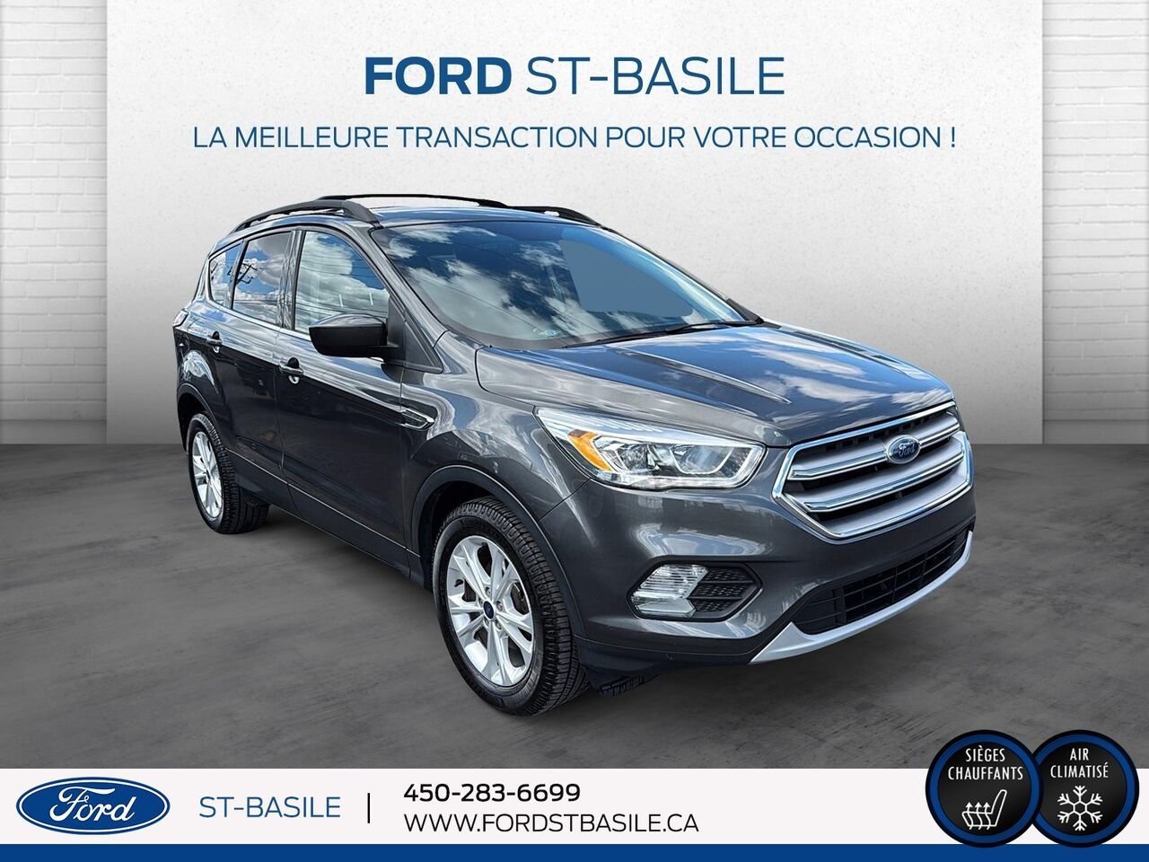 Ford Escape 2017 Gris Saint-Basile-le-Grand - photo #9