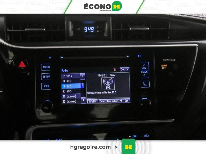 Toyota Corolla 820186A | LE AUTO GR ÉLEC A/C BLUETOOTH CAMÉRA 2017 Argent Laval - photo #18