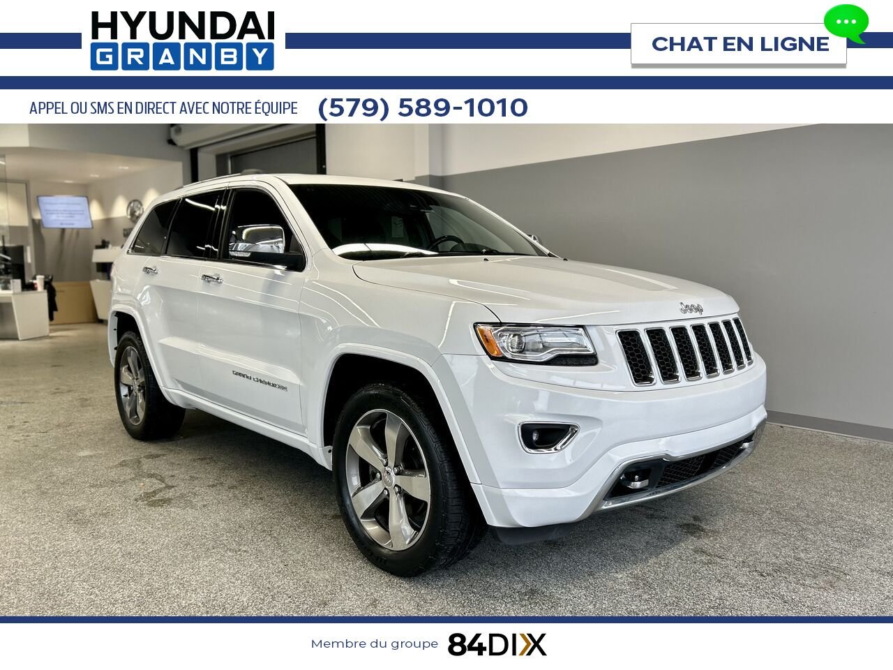 Jeep Grand Cherokee 2015 Blanc Granby - photo #0