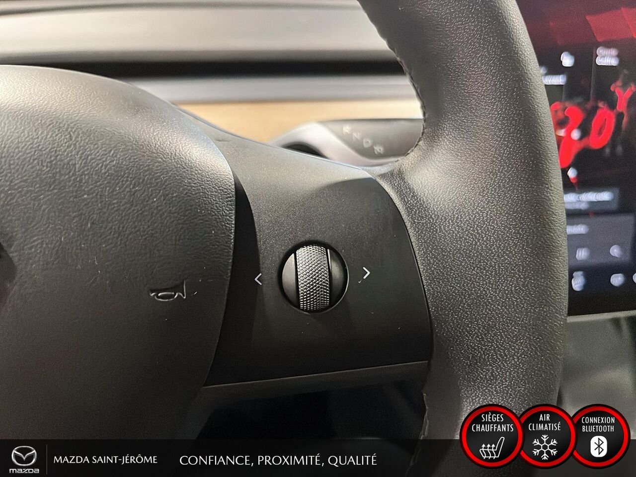 2023 Tesla Model Y MOON ROOF | LEATHER | Black Saint-Jérôme - photo #14