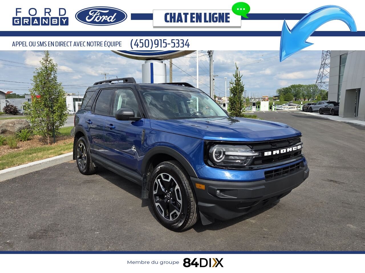 Ford Bronco Sport 2024 Bleu Granby - photo #0