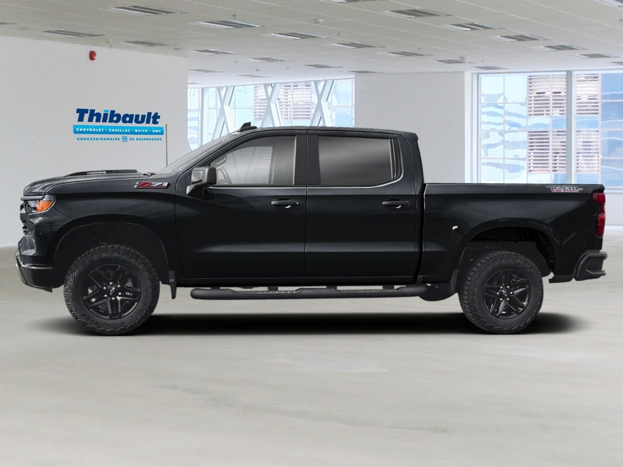 2026 CHEVROLET Silverado 1500 Custom Trail Boss cabine multiplace 4RM 157 po BLACK Sherbrooke - photo #1