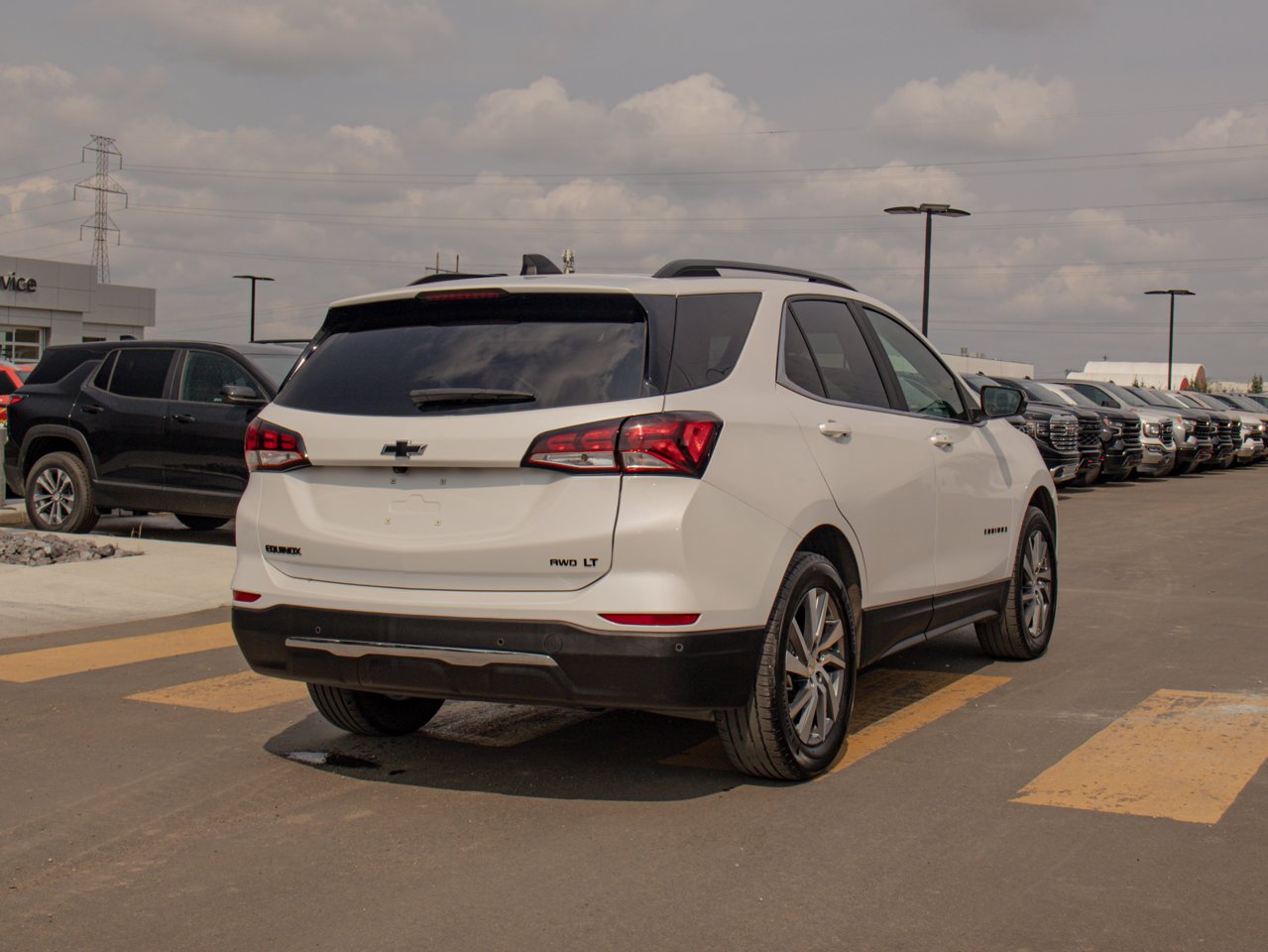2022 Chevrolet Equinox AWD 4dr LT w/1LT White Sherwood Park - photo #9