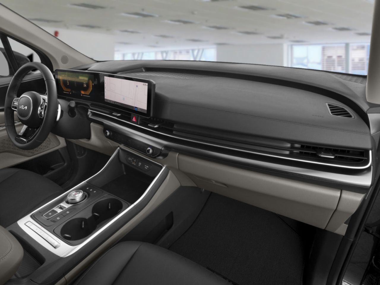 Kia Carnival hybride 2026 Blanc neige nacré Blainville - photo #11