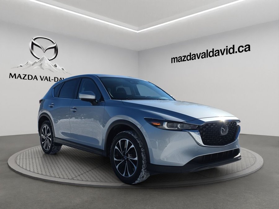 Mazda CX-5 GS AWD, Toit ouvrant, Volant chauffant, Sièges en cuir 2022 Gris