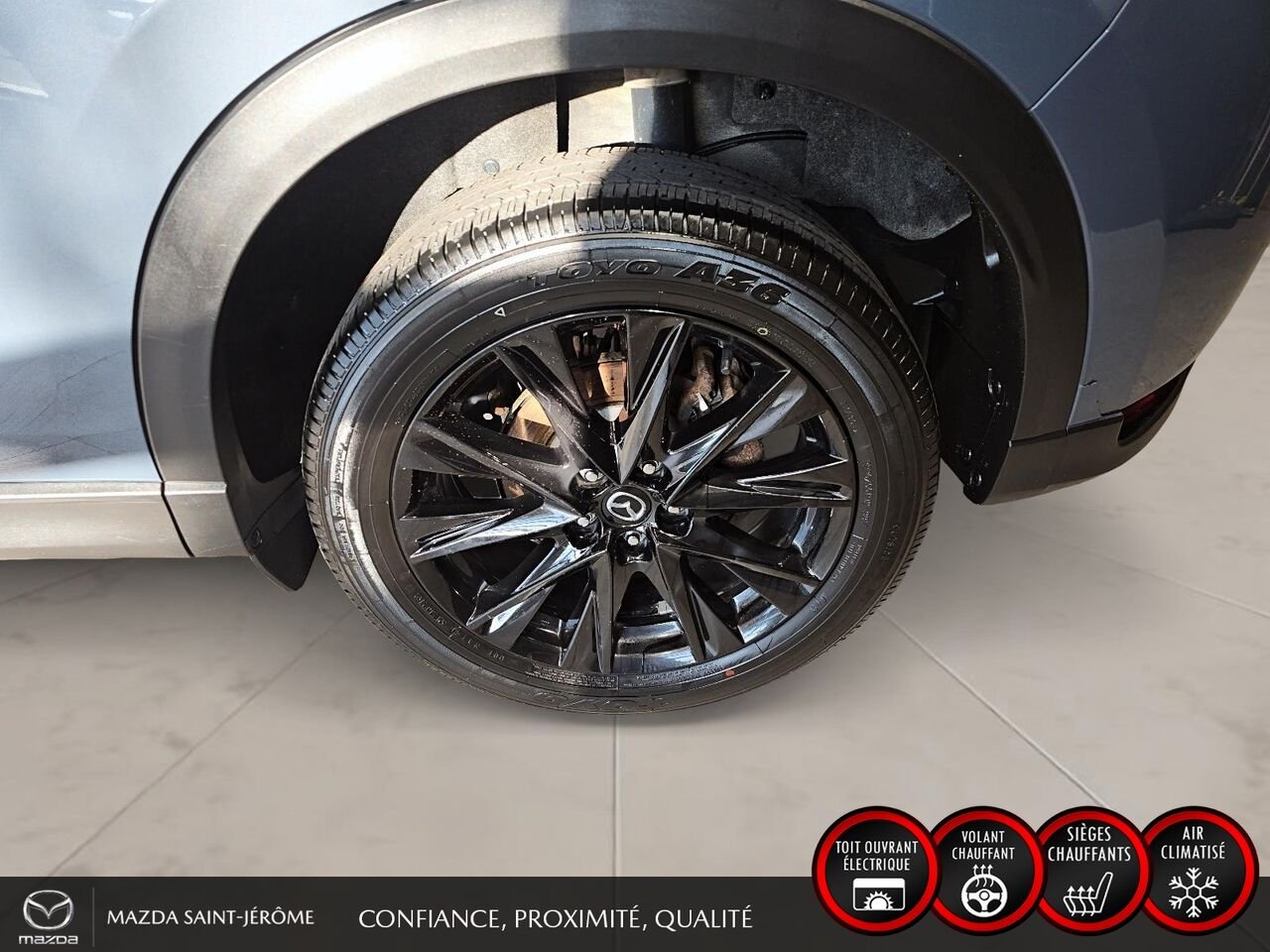 Mazda CX-5 Édition Kuro | CUIR | TOIT OUVRANT | AWD | 2021 Gris Saint-Jérôme - photo #11