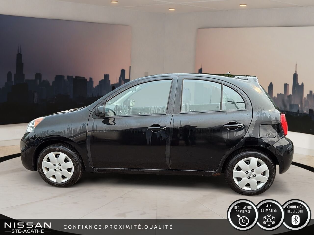 2017 Nissan Micra SV à hayon 4 portes BA Black Saint-Jérôme - photo #4