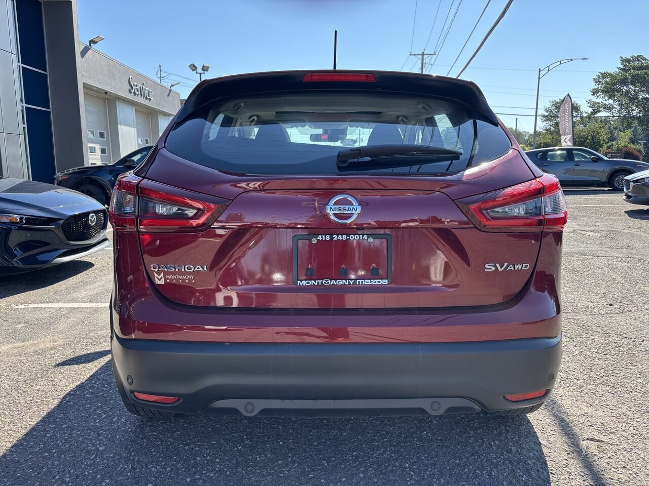 2021 Nissan Qashqai SV TI CVT Red Montmagny - photo #5