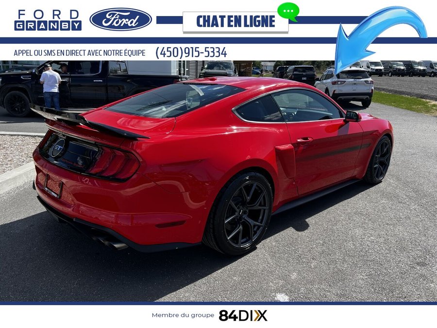 Ford Mustang GT à toit fuyant 2020 Rouge