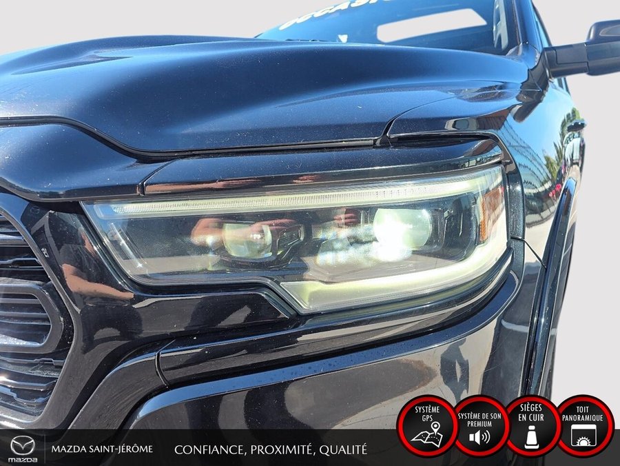 2022 Ram 1500 Limited | 4x4 | TOIT PANO | NAV | caisse de 5 pi 7 po Black
