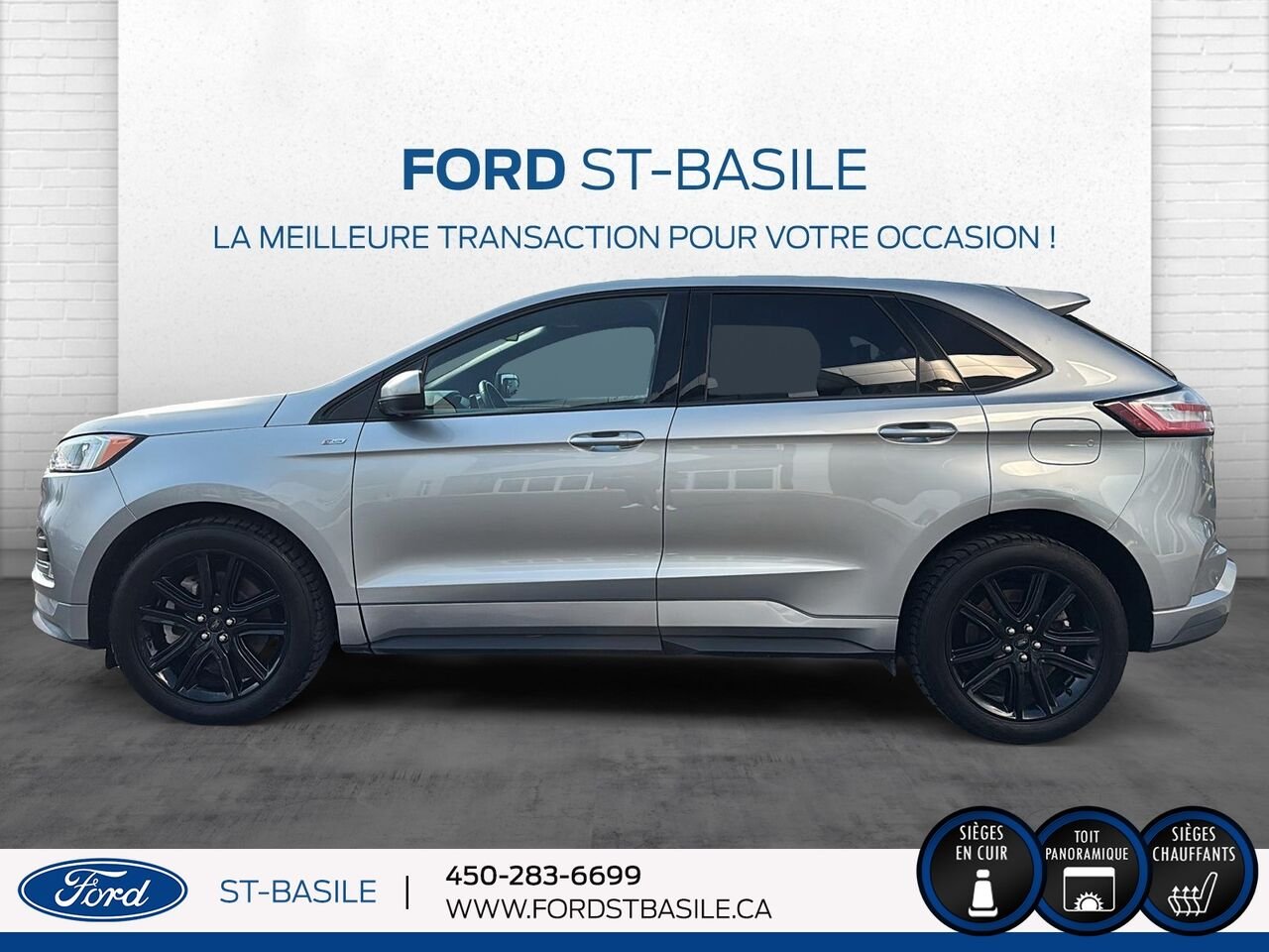 Ford Edge 2022 Argent Saint-Basile-le-Grand - photo #2