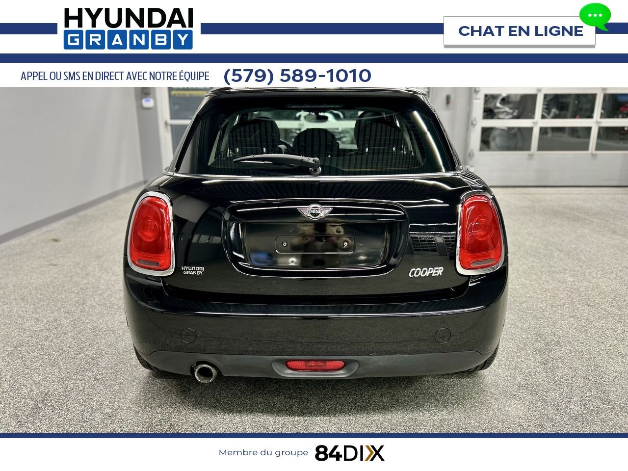 MINI Cooper toit rigide 5 portes 2016 Noir Granby - photo #5