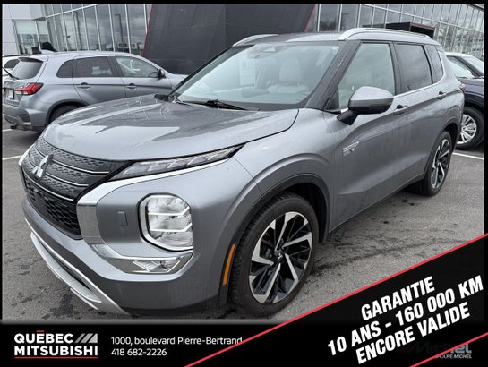 2023 Mitsubishi Outlander Plug-In Hybrid SEL S-AWC, Volant chauffant, 7 passagers Grey