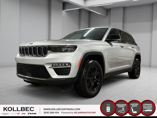 2022 Jeep Grand Cherokee *** CLEAN CARFAX + BAS KILOMÉTRAGE *** Silver