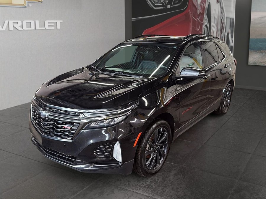 CHEVROLET EQUINOX RS + GARANTIE DISPOIBLE + TOIT OUVRANT + 1-2-3 CHANCES AU CREDIT 2022 Noir