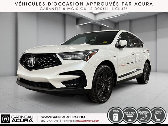 Acura RDX *** CLEAN CARFAX + BAS KILOMÉTRAGE *** 2019 Blanc