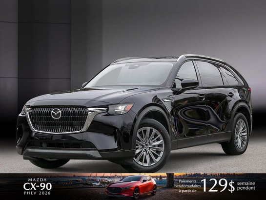 Mazda CX-90 hybride rechargeable 2026 2026 Noir de jais mica