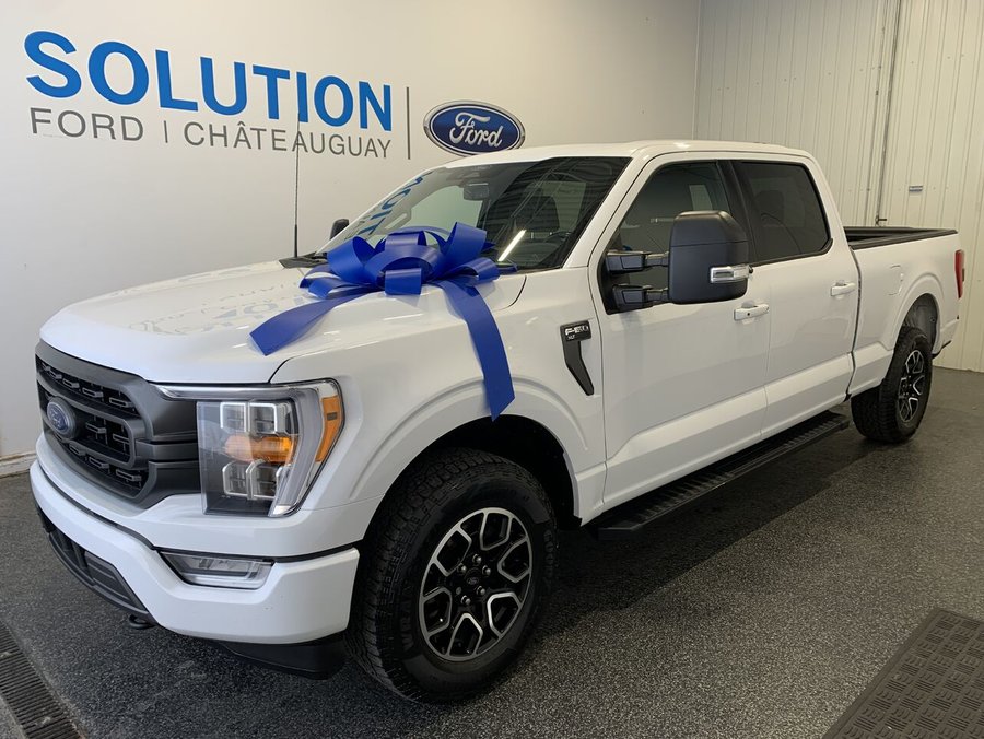 2022 Ford F-150 F150 XLT CREW CAB 302 White