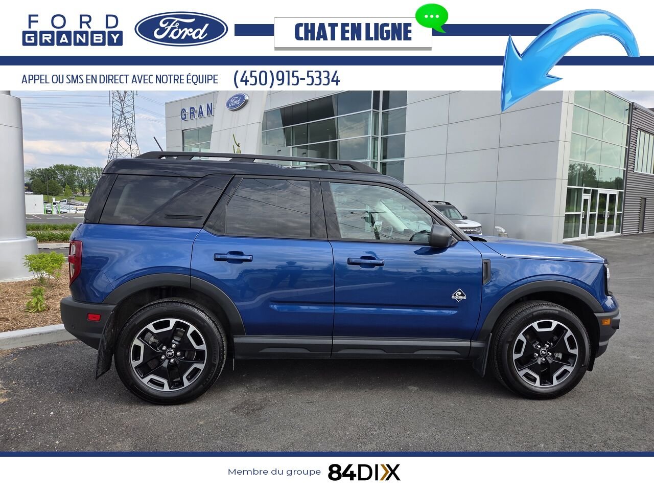 Ford Bronco Sport 2024 Bleu Granby - photo #7