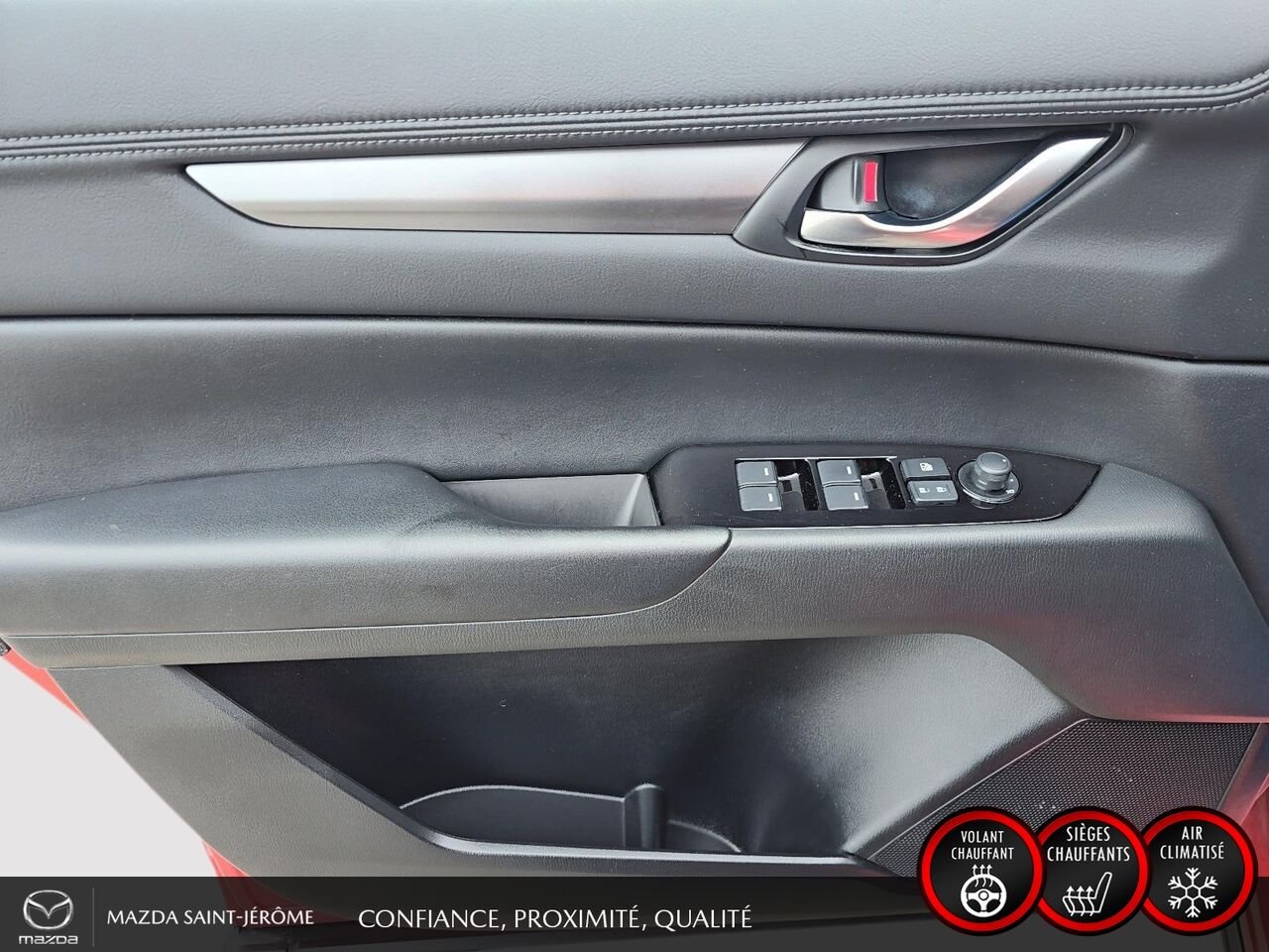 2025 Mazda CX-5 GS | CUIR | AWD | MAGS | Red Saint-Jérôme - photo #12