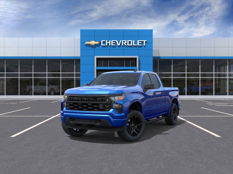 2026 CHEVROLET Silverado 1500 Custom cabine double 4RM 147 po RIPTIDE BLUE METALLIC Montmagny - photo #0